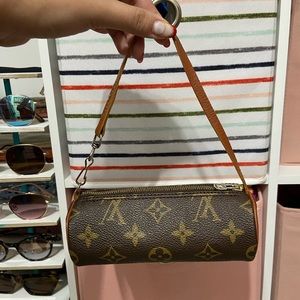 LV mini papillon purse